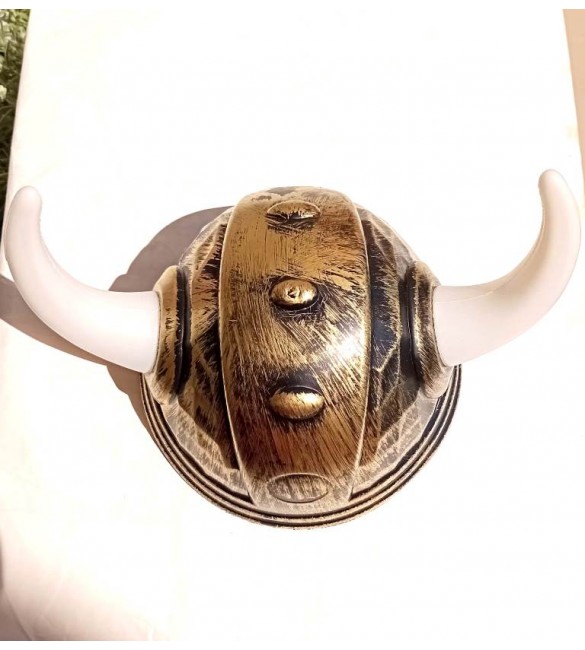 Chapéu Viking Capacete Guerreiro Medieval Fantasia